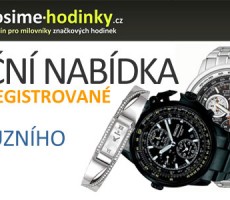Sleva na hodinky pro registrované členy diskuzního fóra u a-hodinky.cz!