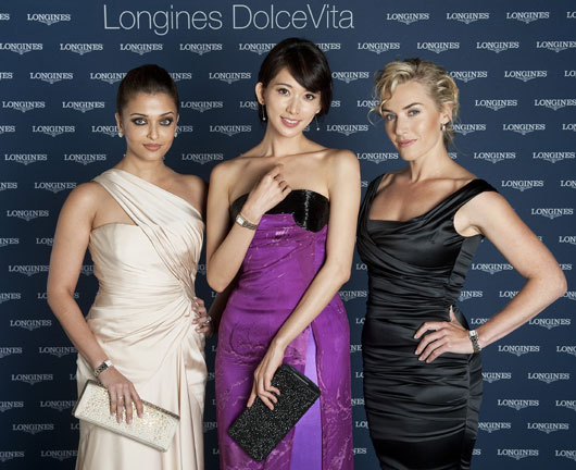 Kate Winslet, Aishwarya Rai Bachchan a Chi Ling Lin odhalí nové přírůstky kolekce hodinek Longines DolceVita