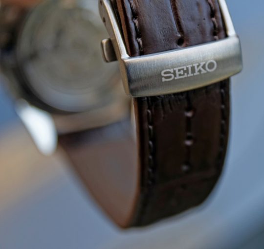 Seiko SPB039J1 – detail překlápěcí spony.