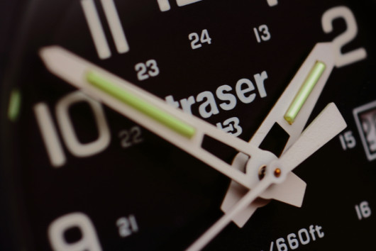 Traser Outdoor Pioneer – detail ruček.