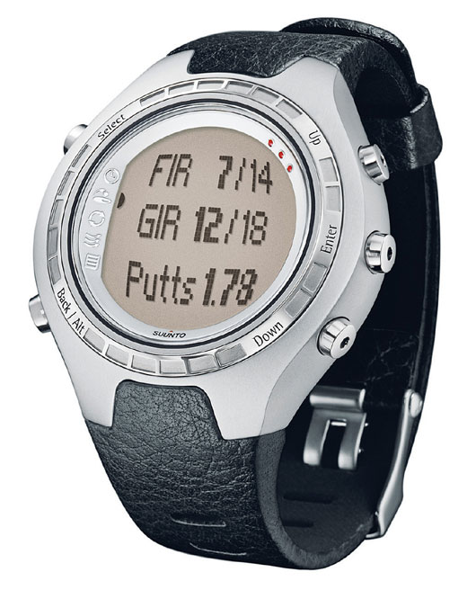 Golfové hodinky Suunto G6 analyzují švih golfovou holí